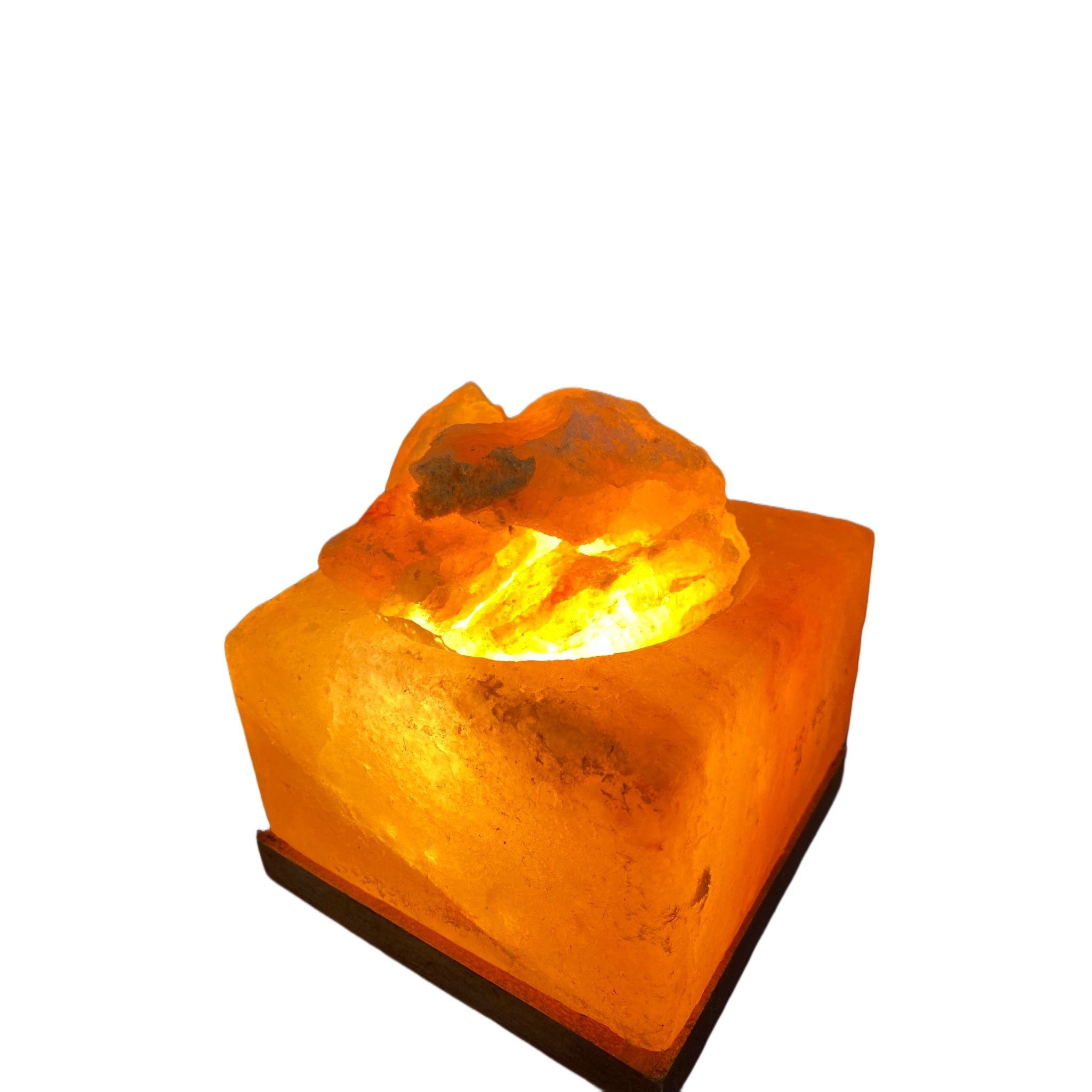 Lampada braciere quadrato
Scultura in sale