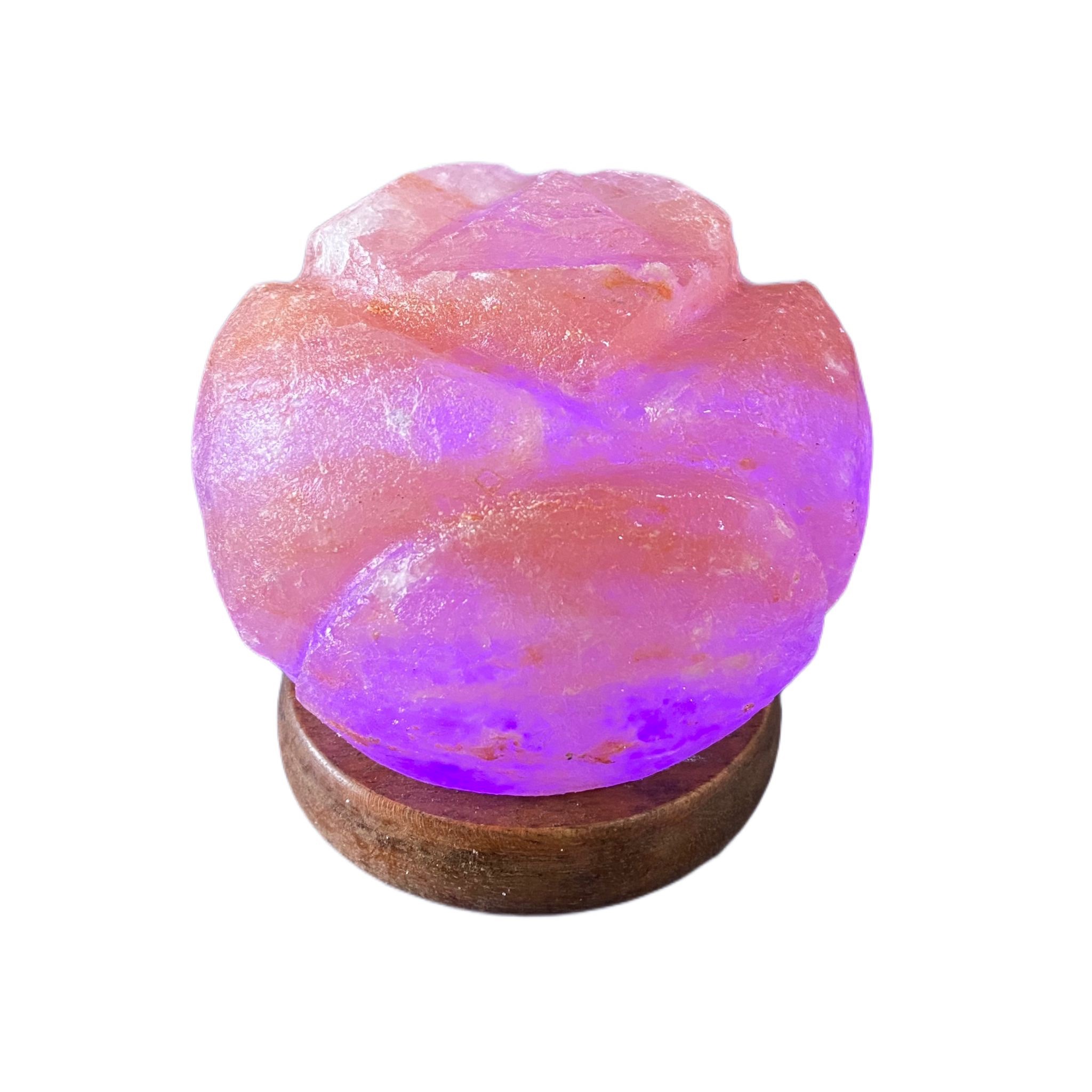 Mini lampada fiore in sale rosa Himalaya