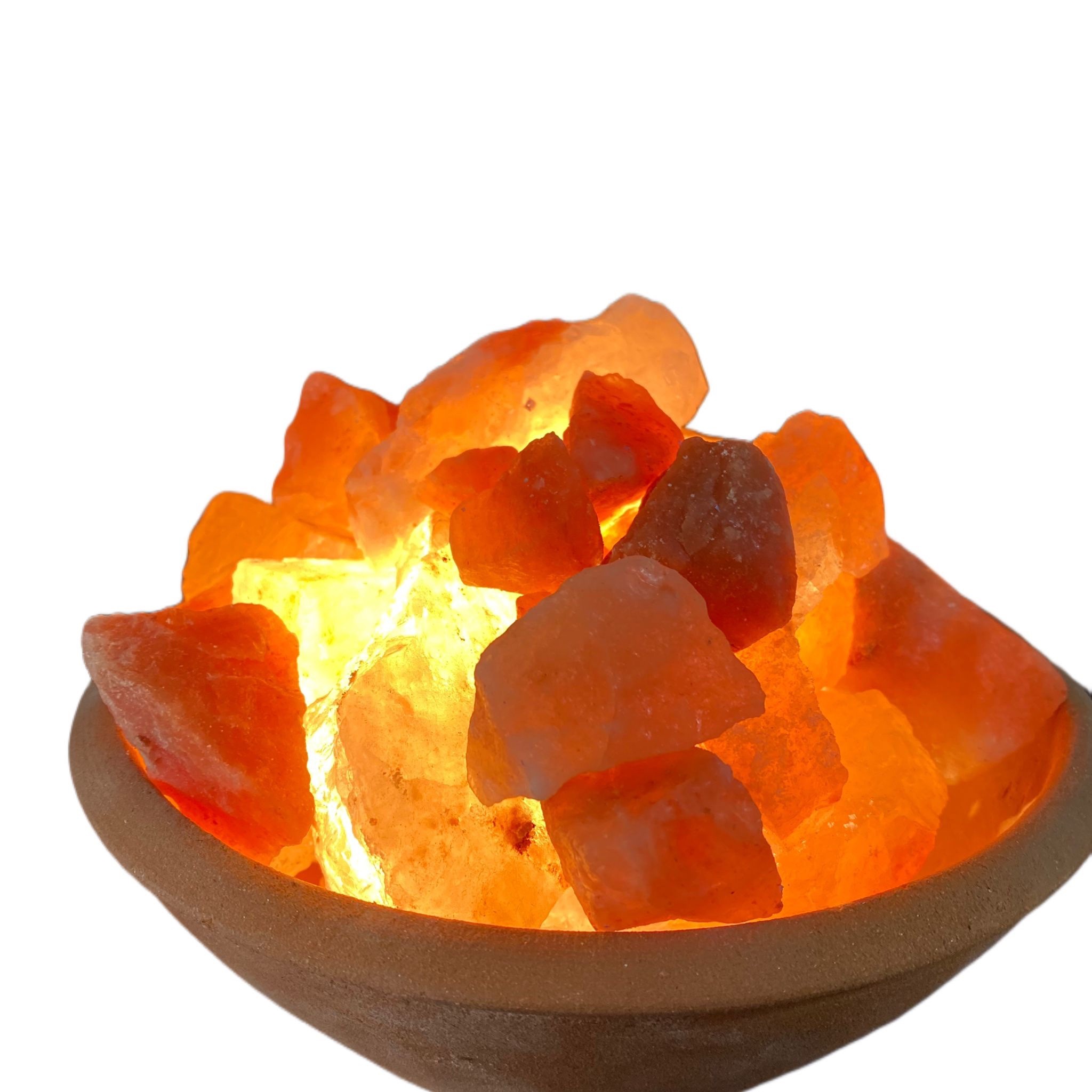 Lampada braciere in terracotta