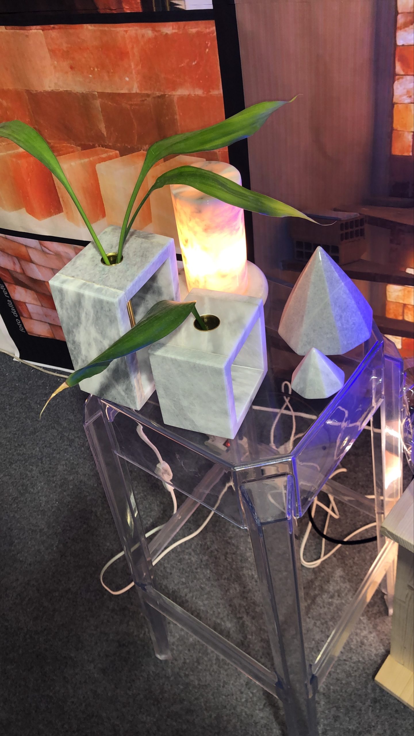 Portacandele geometrico 10 cm