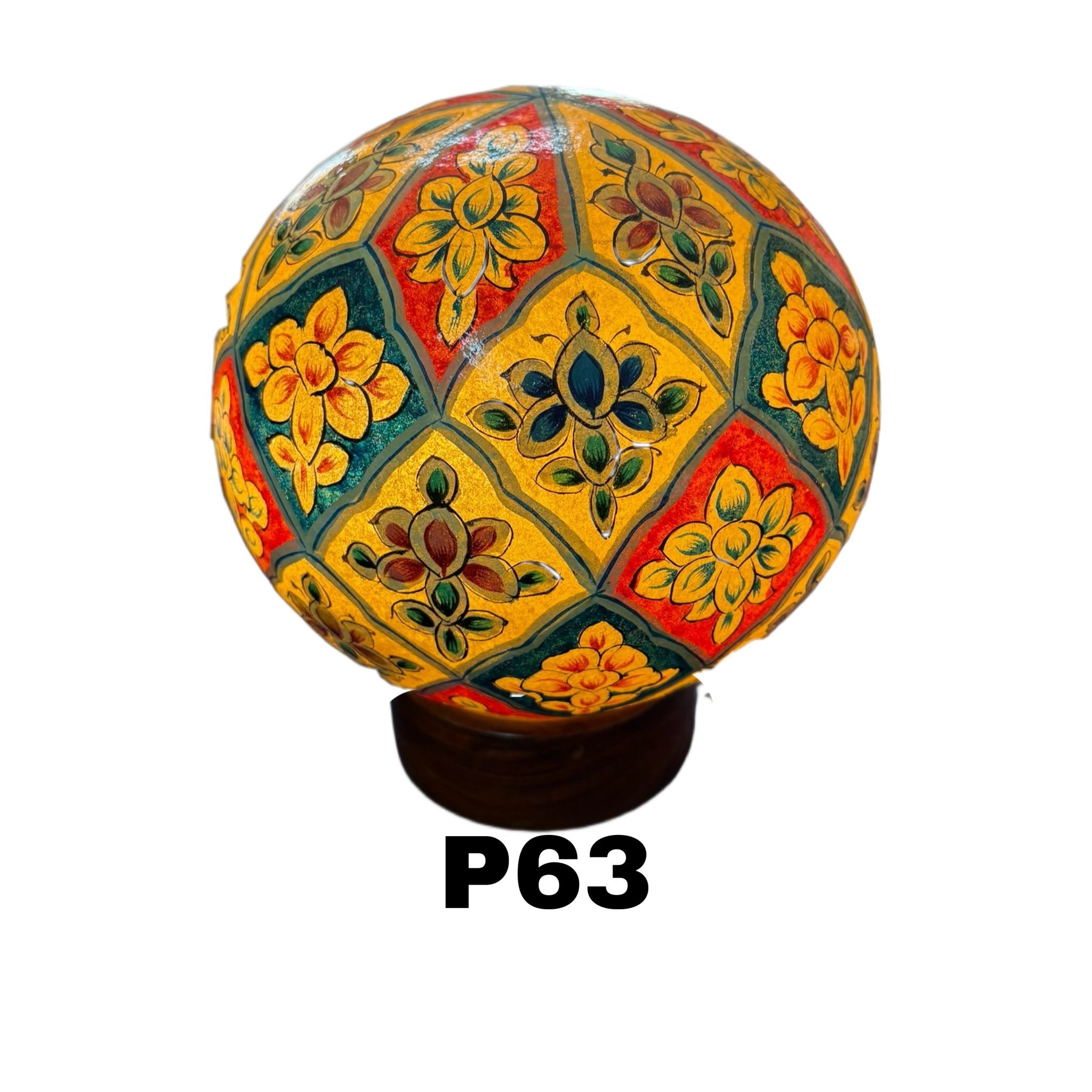 Lampada decorata multicolor