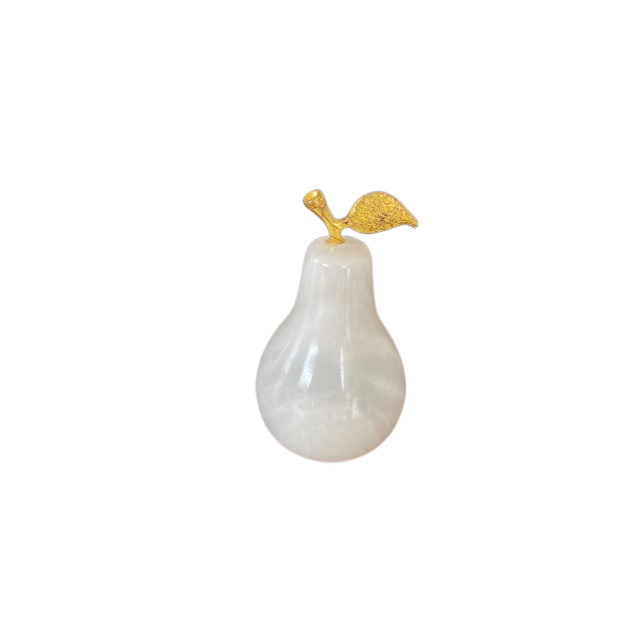 Pera in marmo bianco