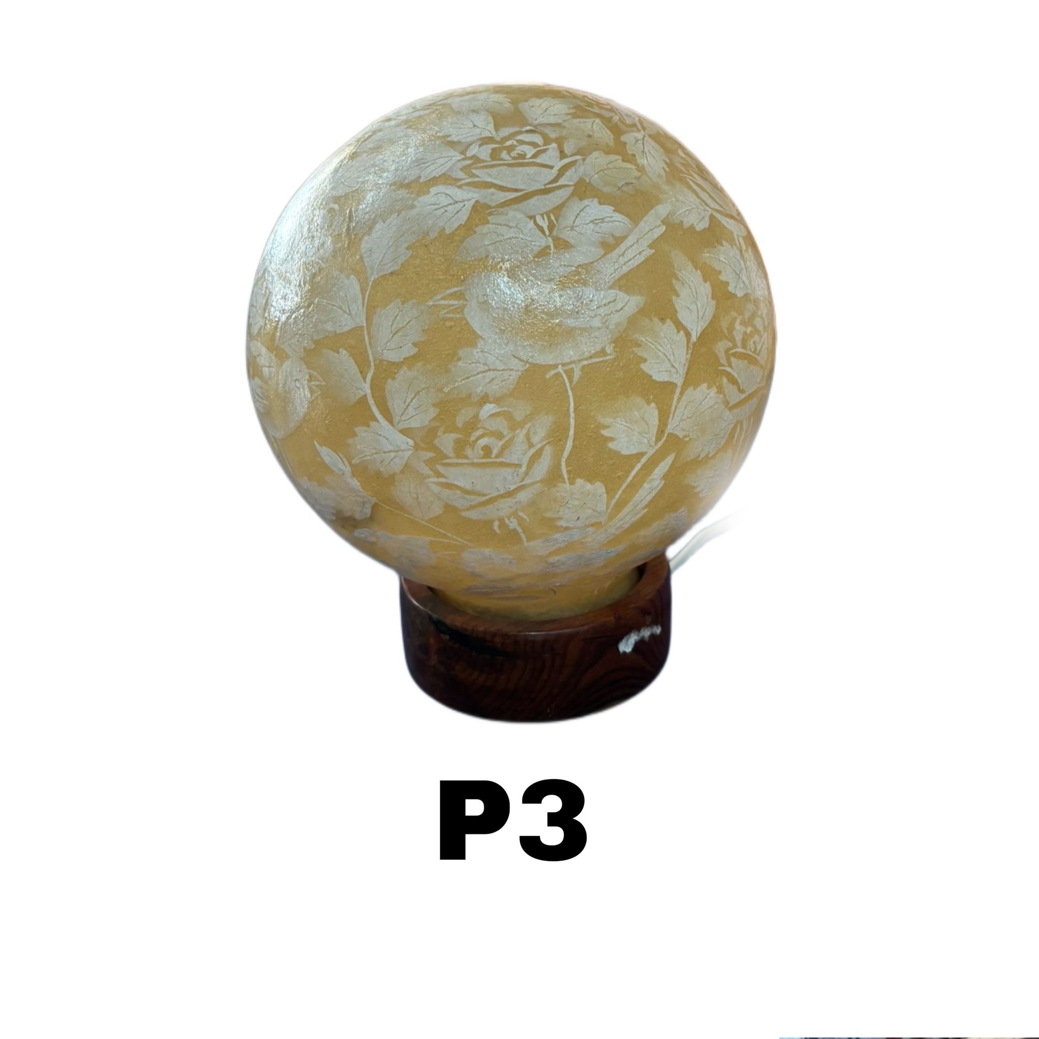 Lampada decorata oro lampada comodino lampada camera da letto lampada dipinta